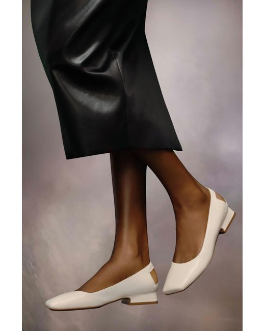 Maison Margiela White Four Stitches Décortiqué Ballerinas