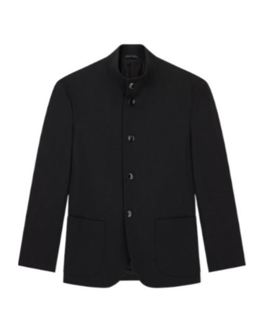 Giorgio Armani Black Blazer One Shot Regular Fit for men