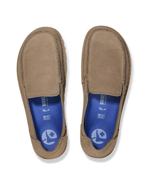 Birkenstock Brown Utti Suede Slip-On Shoes