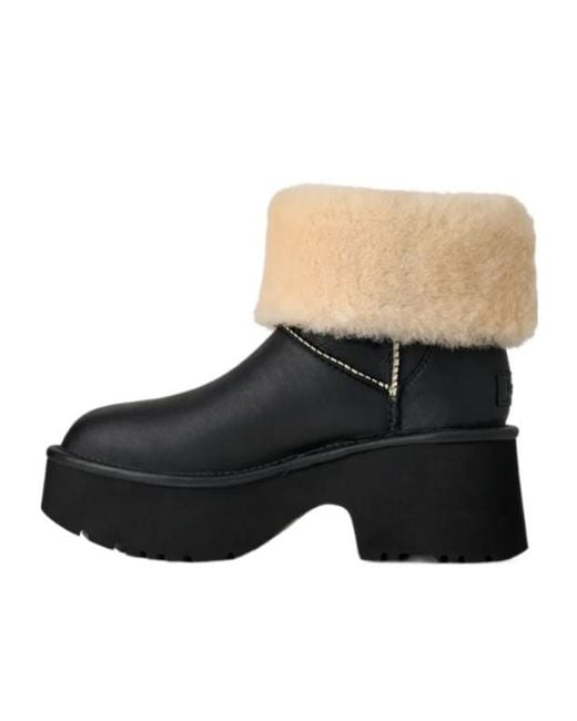 Ugg Black Esmee Leather Boot 1172590-Blk