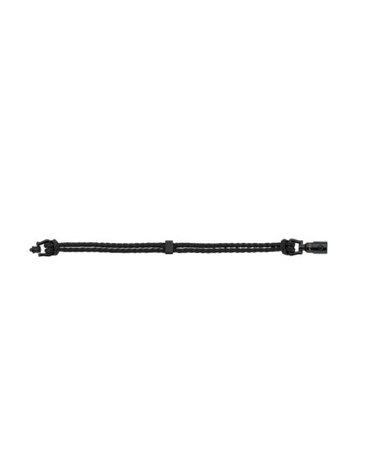 Gucci Multicolor Braided Bracelet With Piston Detail