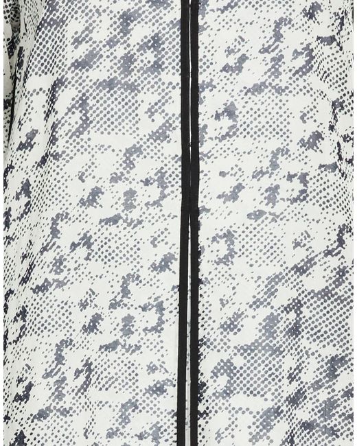 Tory Burch Gray Long Sleeves Dress