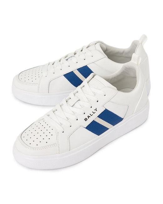 Bally Blue Lace-Up Sneakers for men