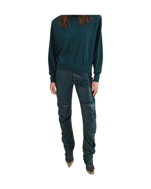 Frankie Shop Green Long-Sleeved Sweater