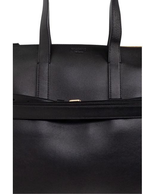 Moschino Black Tie Me Tote Bag for men