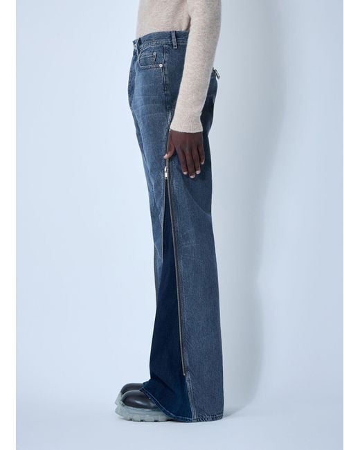 Rick Owens Blue Bolan Banana Pants for men