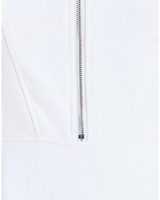 Jacquemus White Sleeveless Solid-Color Dress