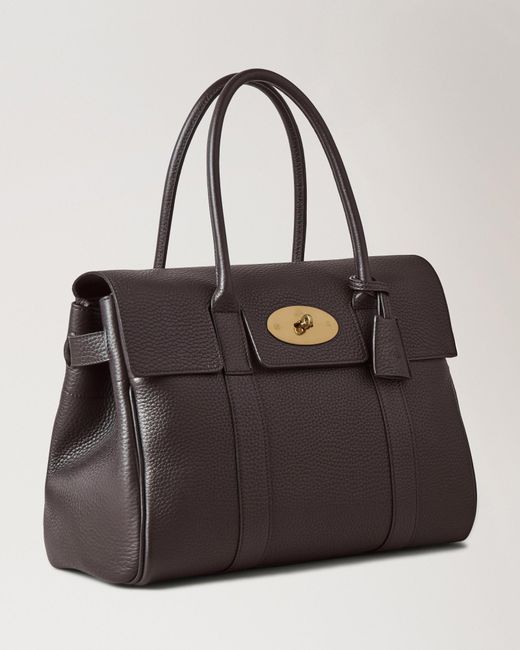 Mulberry Black Bayswater Twist-Lock Tote Bag
