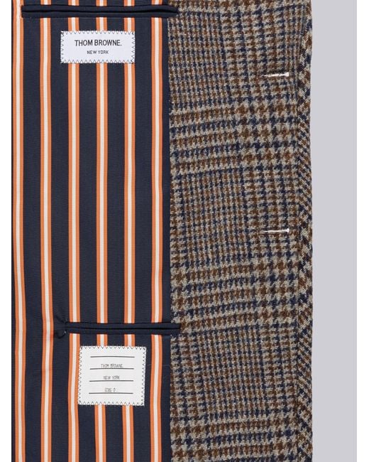 Thom Browne Brown Single Slit Coat for men