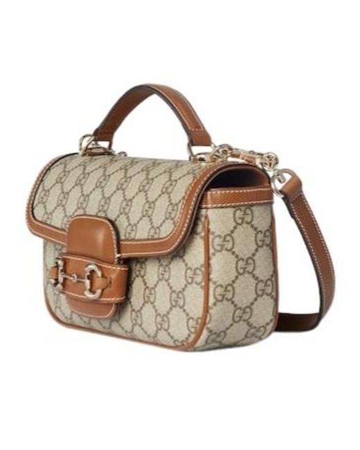 Gucci Metallic Horsebit 1955 Soft Small Top Handle Bag