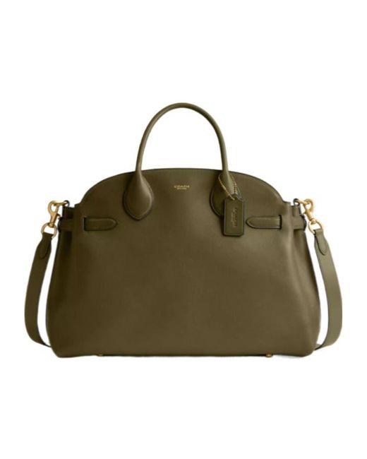 COACH Green Soft Empire Carryall Bag 40