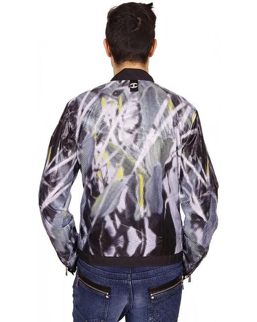 Just Cavalli Blue Short Jacket for men
