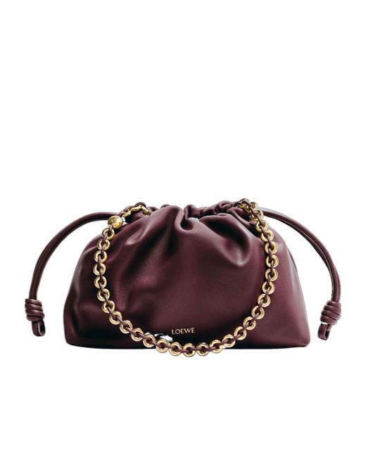 Loewe Brown Medium Flamenco Bag