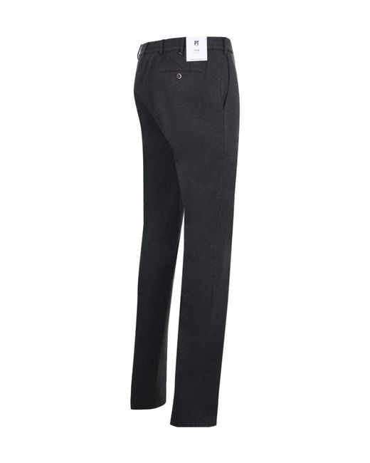 PT01 Blue Pt Torino Slim Tailored Pants for men