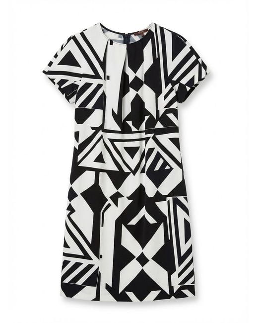 Max Mara Black Round Neck Dress