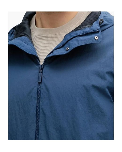 Barbour Blue Hooded Jacket for men