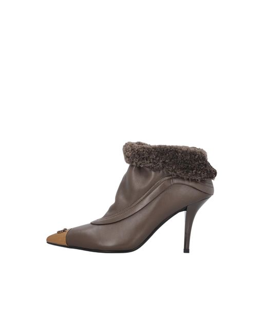 Pinko Brown 70Mm Lucy 25 Boots