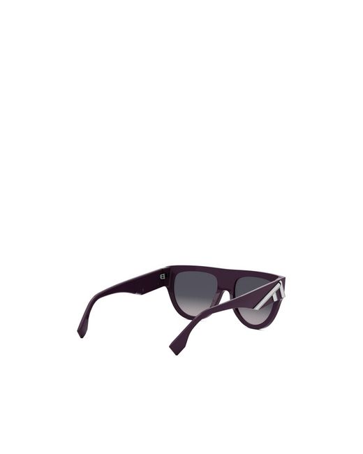 Fendi Multicolor Eyewear Shield Frame Sunglasses