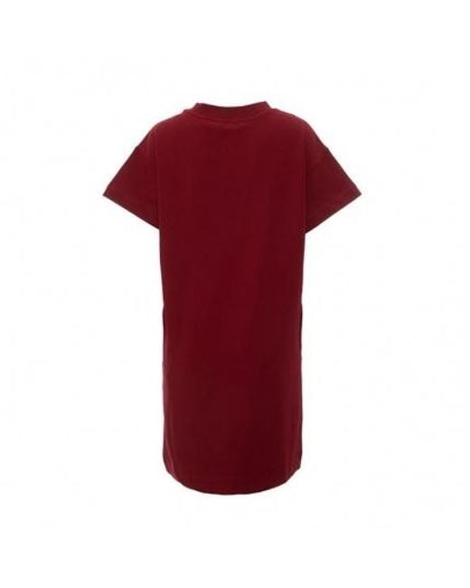 Moschino Red Pattern Dress