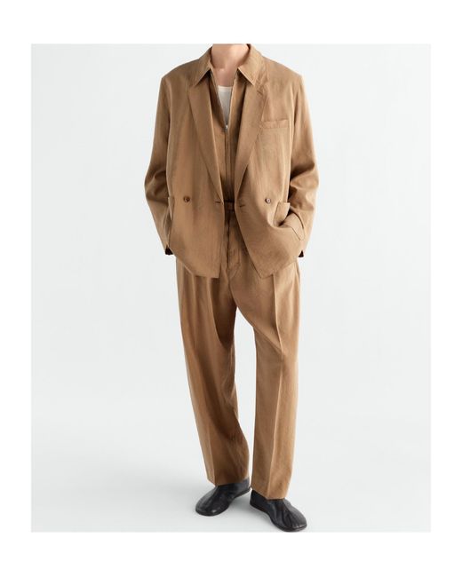 Lemaire Natural Light Double-Breasted Jacket for men