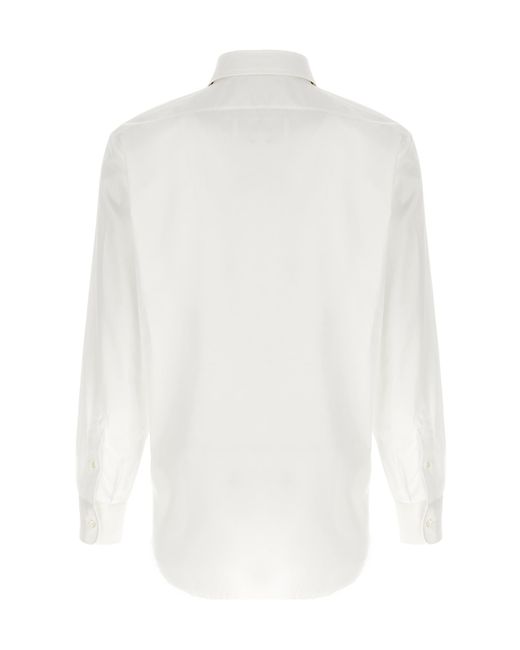 Maison Margiela White Buttoned Pocket Shirt for men