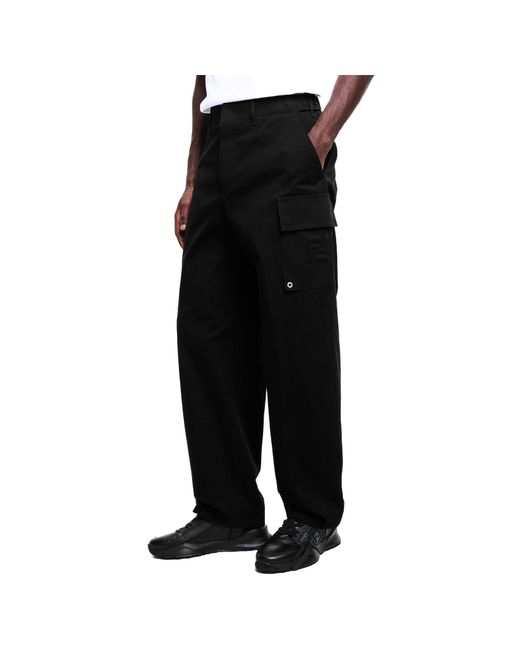 Fendi Black Casual Cargo Pants for men