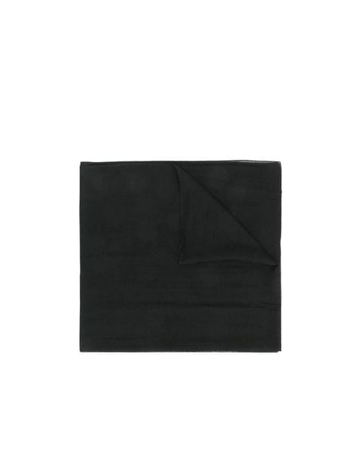 Moschino Black Bear Pattern Scarf for men