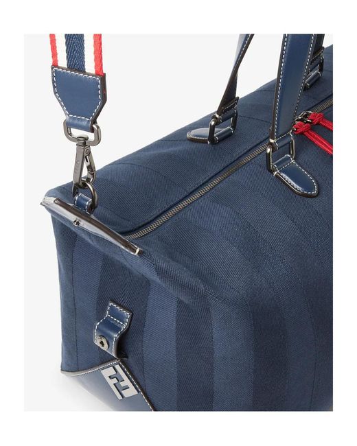 Fendi Blue Lui 45 Medium Duffel Bag for men