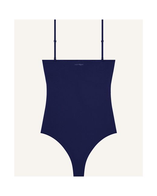 Courreges Blue Loop Swimsuit