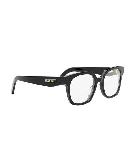 Dior White Eyewear Square Frame Glasses