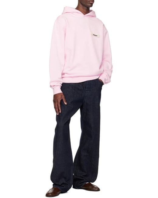 Jacquemus Pink Hoodies for men