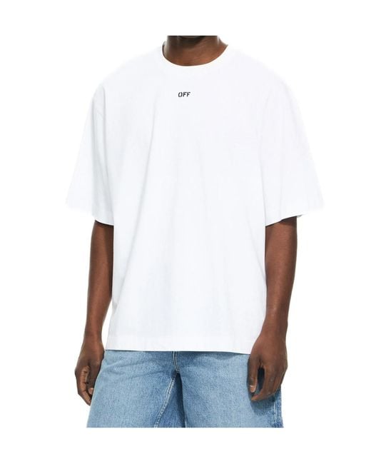 Off-White c/o Virgil Abloh White 3D Spray Arrow Skate T-Shirt for men