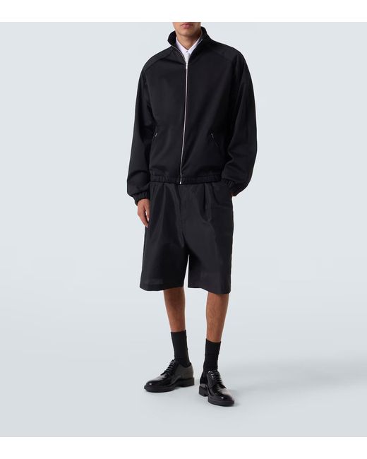 Jil Sander Black Cotton-Blend Sweatshirt for men