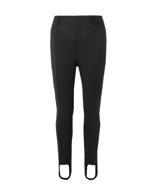 Jean Paul Gaultier Black Wool Blend Leggings
