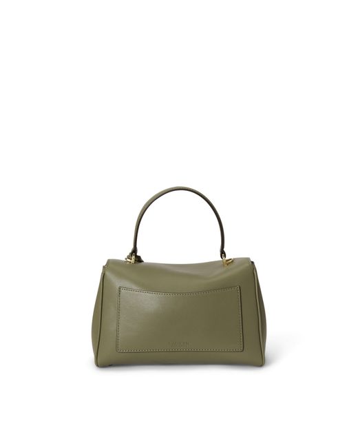 Ralph Lauren Green Top Handle Bag