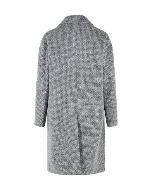 Lardini Gray Blend Coat for men