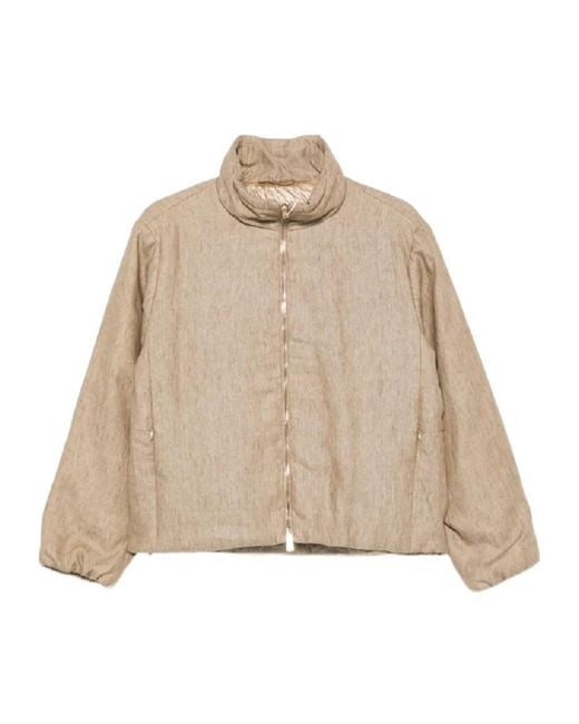 Herno Natural Zip Fastening Jacket