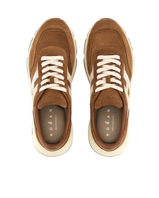 Hogan Brown Hyperlight Sneakers for men