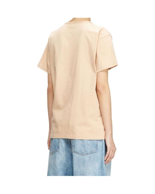 DIESEL Blue T-Normy-Od-S1 Metallic Oval D T-Shirt