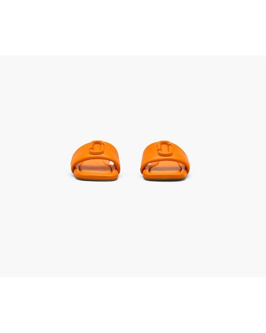 Marc Jacobs Orange Logo Slippers