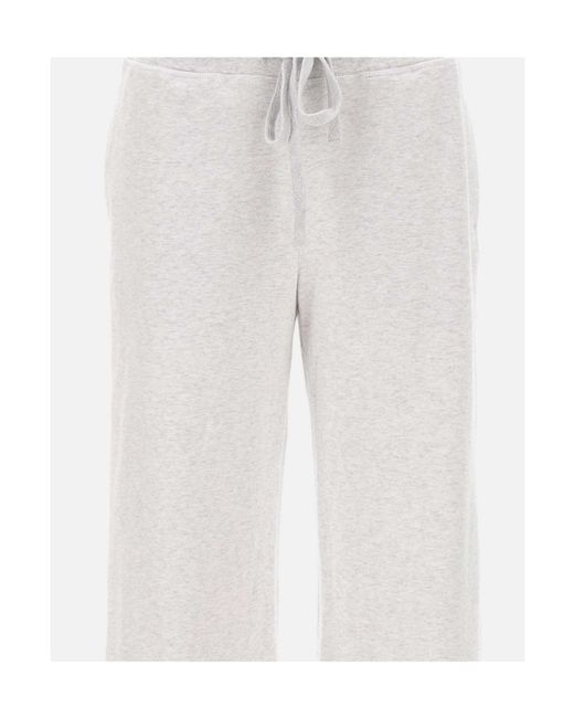 Entire studios White Drawstring Straight-Leg Pants