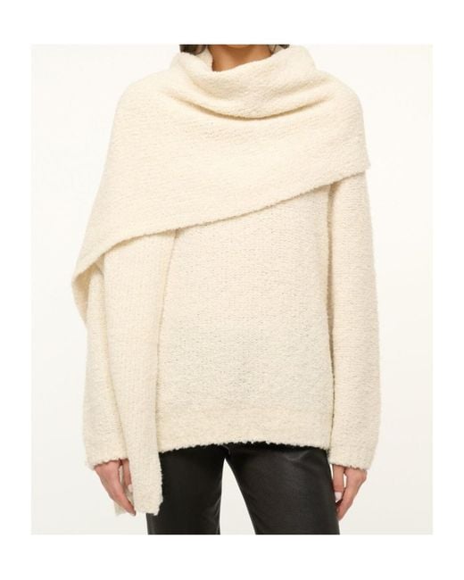 Staud White Long-Sleeved Sweater