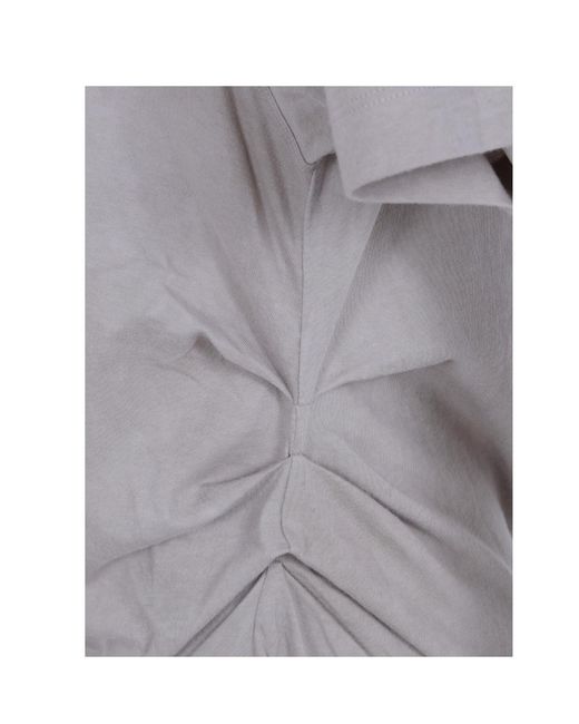 Ziggy Chen Gray Asymetric T-Shirt