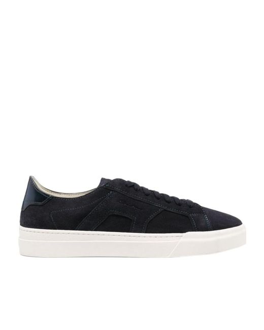 Santoni Blue Gloria Low-Top Sneakers for men