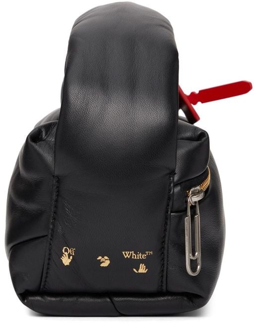 Off-White c/o Virgil Abloh Black Pump Padded Clutch Pouch
