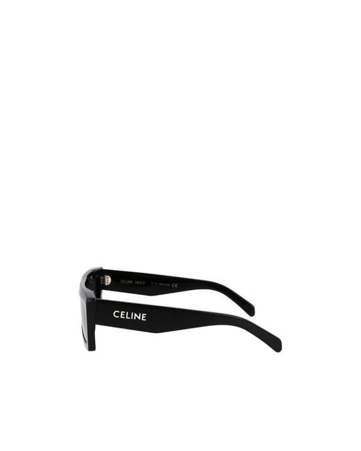 Céline Black Logo Sunglasses for men