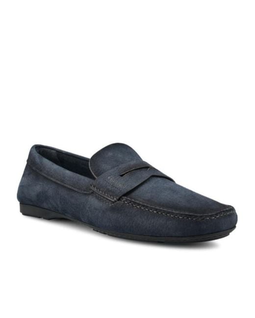 Church's Blue Round-Toe Slip-On Loafers for men