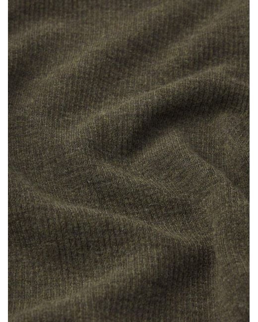 FRAME Green Crew-Neck T-Shirt