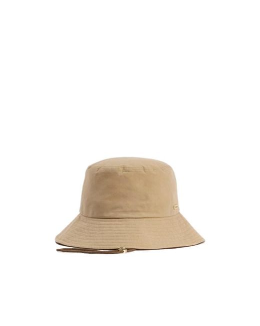 Barbour Natural Asker Showerproof Bucket Hat