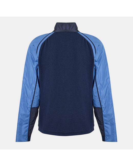 Boss Blue Hybrid Knit And Shell Jacket for men